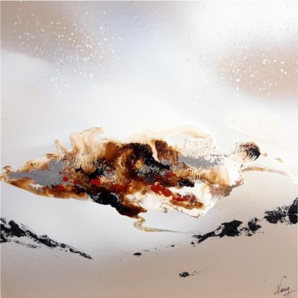 Peinture C2325 F3 par Naen | Tableau Abstrait Acrylique, Encre Minimaliste, Nature