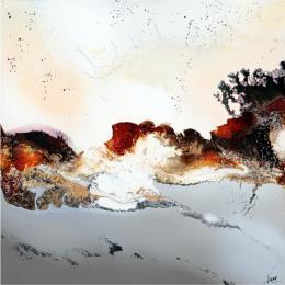 Painting  C2728 F4 by Naen | Painting Abstract Acrylic, Ink Minimalist