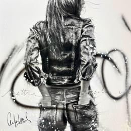 Peinture Mettre les voiles par Desserle Cecile | Tableau Figuratif Huile Portraits