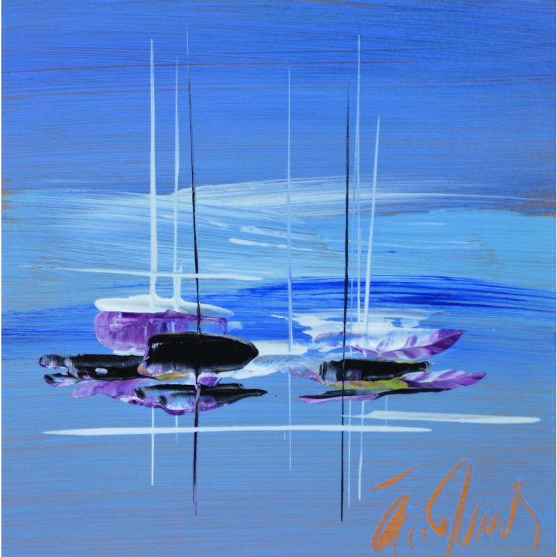 Painting Océan by Munsch Eric | Painting Figurative Marine Oil Acrylic