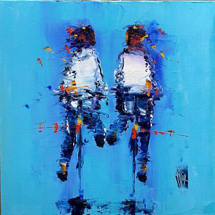 Pintura Complice por Raffin Christian | Pintura Figurativo Aceite Life style