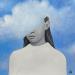 Painting In the clouds  by Ivanova Margarita | Painting Surrealism Portrait Oil