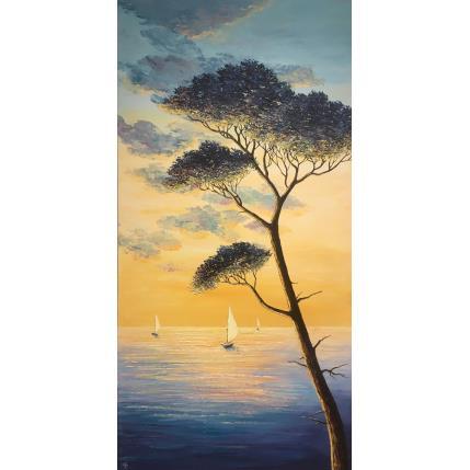 Painting Evolution by Blandin Magali | Painting Figurative Oil Landscapes