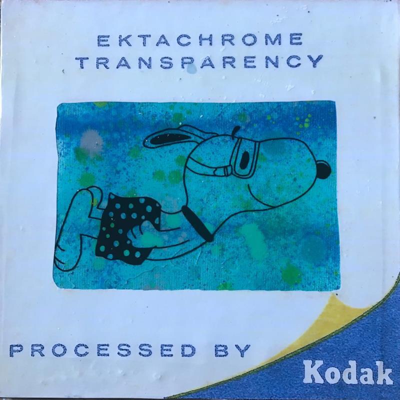 Painting Gloups by Kikayou | Painting Pop-art Pop icons Graffiti Acrylic Gluing