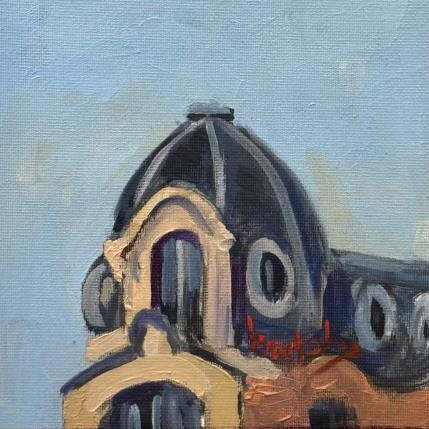 Gemälde Le Dôme d'Ardoise von Brooksby | Gemälde Figurativ Öl Architektur, Urban