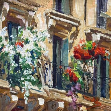 Painting White Roses by Brooksby | Painting Figurative Oil Architecture, Nature
