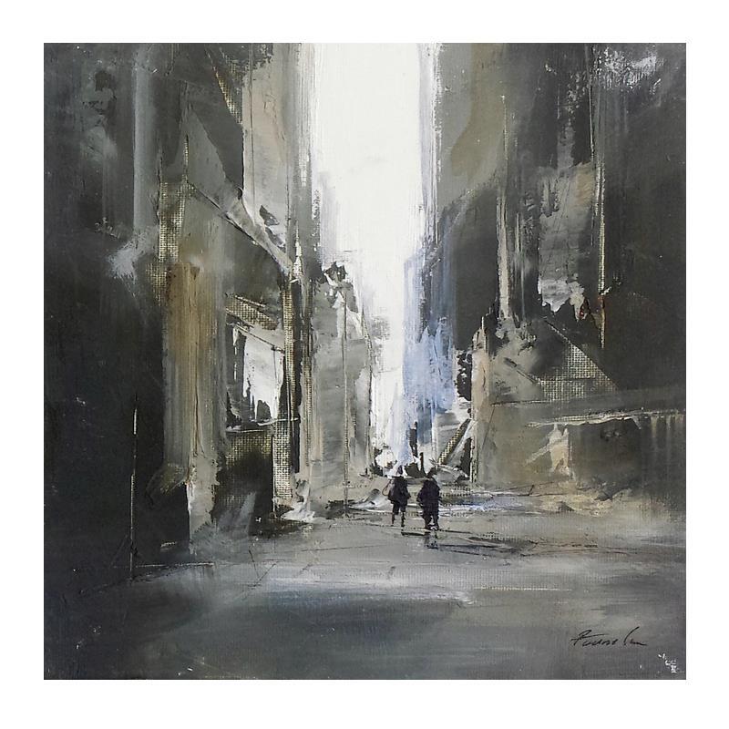 Peinture CRÉPUSCULE par Poumelin Richard | Tableau Figuratif Huile