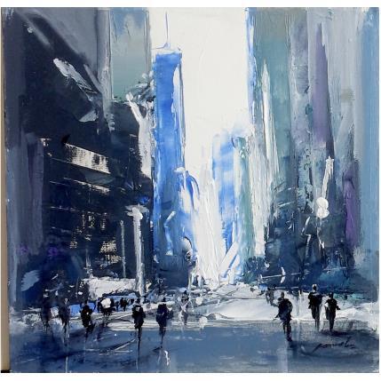 Peinture GRATTE CIEL par Poumelin Richard | Tableau Figuratif Huile