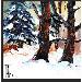 Painting FORÊT EN HIVER by Tual Pierrick | Painting