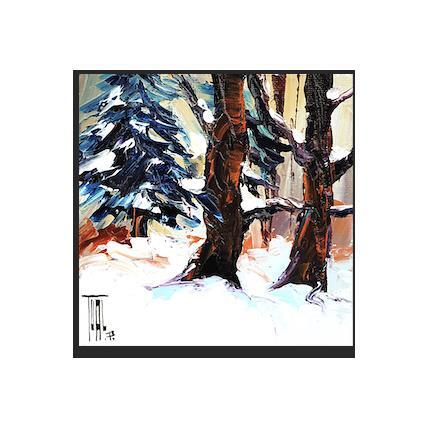 Painting FORÊT EN HIVER by Tual Pierrick | Painting