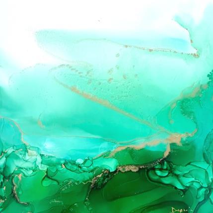 Peinture 1527 poésie végétale  par Depaire Silvia | Tableau Abstrait Acrylique Minimaliste, Paysages