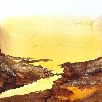 Peinture 1593 poésie minérale  par Depaire Silvia | Tableau Abstrait Acrylique Minimaliste, Paysages