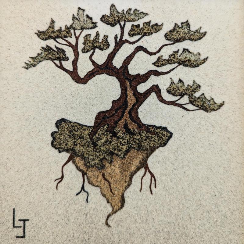 Gemälde L'évasion von Jovys Laurence  | Gemälde Materialismus Landschaften Natur Sand