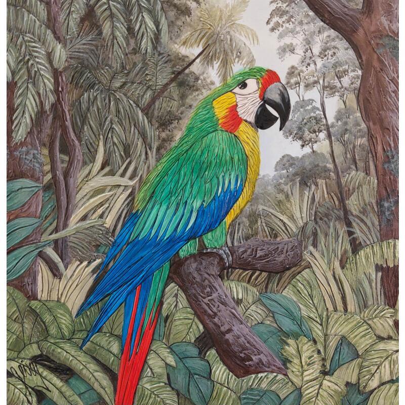 Painting Silence coloré by Geiry | Painting Subject matter