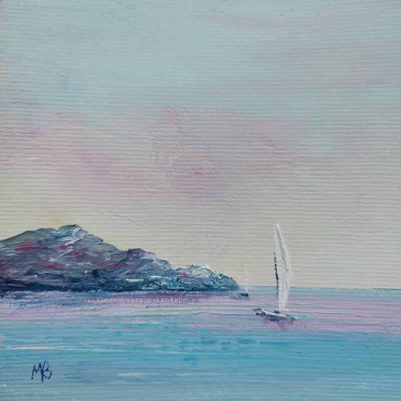 Gemälde Une douce journée d'été von Blandin Magali | Gemälde Figurativ Landschaften Öl