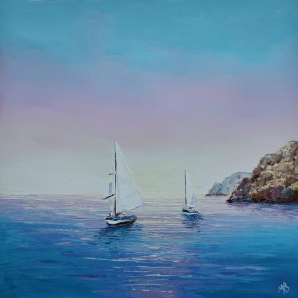 Peinture Suivre ses rêves par Blandin Magali | Tableau Figuratif Huile Paysages