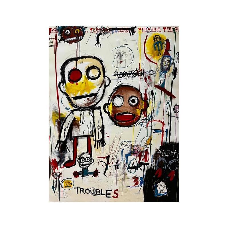 Peinture Troubles par Zaïdi Larbi | Tableau