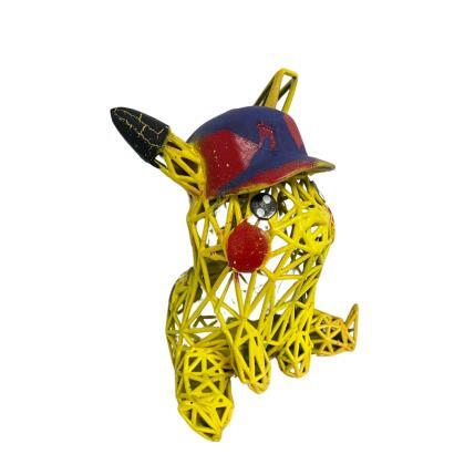 Sculpture CLASSIC PIKACHU CAP par Shenoda | Sculpture Pop-art Graffiti, Résine