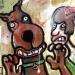Painting Scoobidours by Doudoudidon | Painting Raw art Portrait Pop icons Acrylic