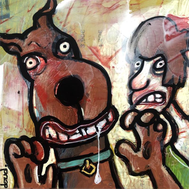 Painting Scoobidours by Doudoudidon | Painting Raw art Portrait Pop icons Acrylic