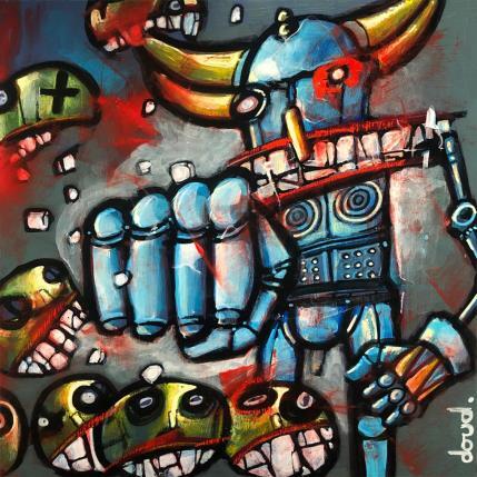 Painting Goldoboules by Doudoudidon | Painting Raw art Acrylic Nude, Pop icons, Society