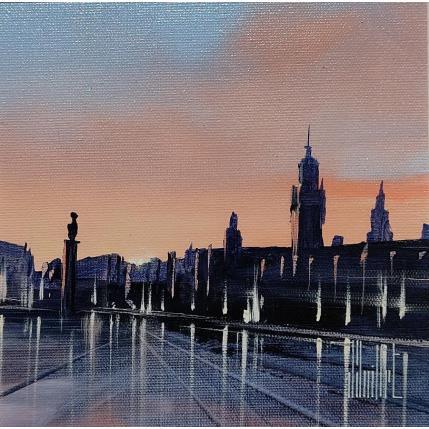 Painting Premières lueurs by Guillet Jerome | Painting Figurative Oil Pop icons, Urban