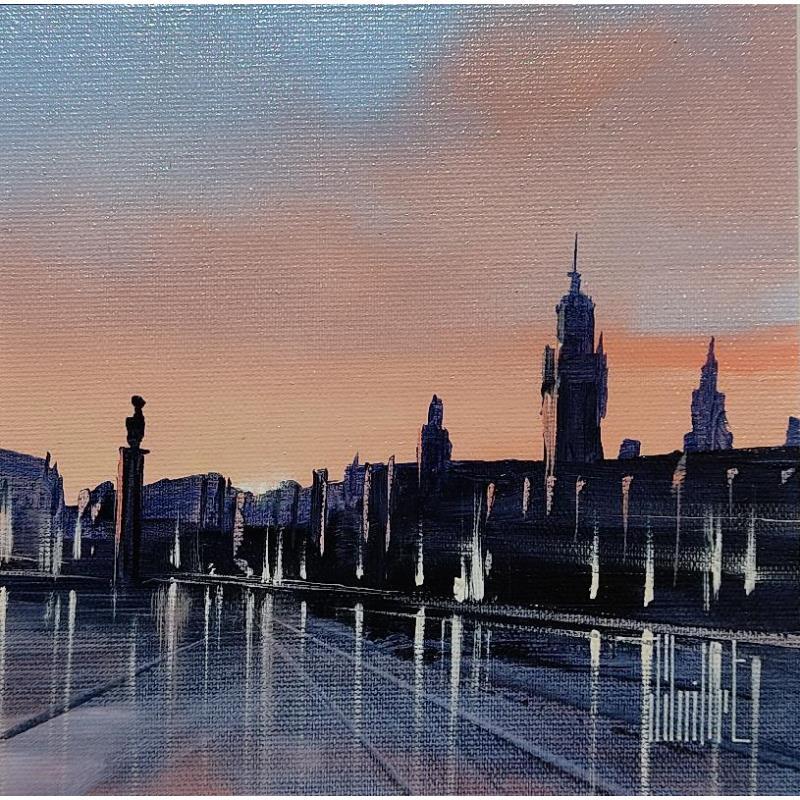 Gemälde Premières lueurs von Guillet Jerome | Gemälde Figurativ Urban Öl