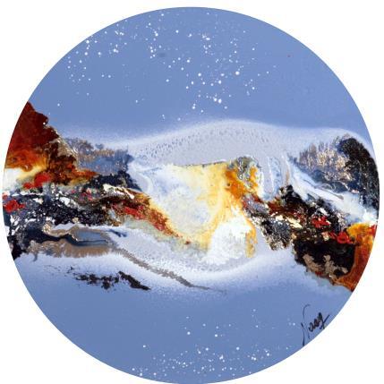 Pintura C2822 por Naen | Pintura Abstracto Acrílico, Ink Iconos pop, Naturaleza, Paisajes