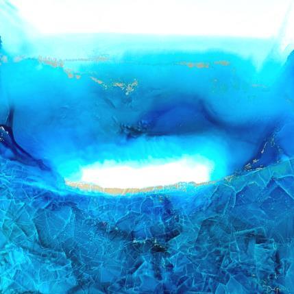 Peinture Poésie Marine 1659 par Depaire Silvia | Tableau Abstrait Acrylique Minimaliste, Paysages