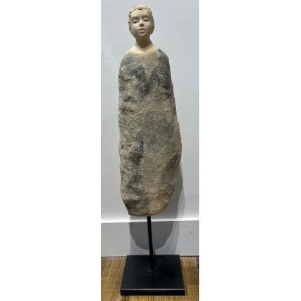 Sculpture Le silence des pierres #1 par Ferret Isabelle | Sculpture