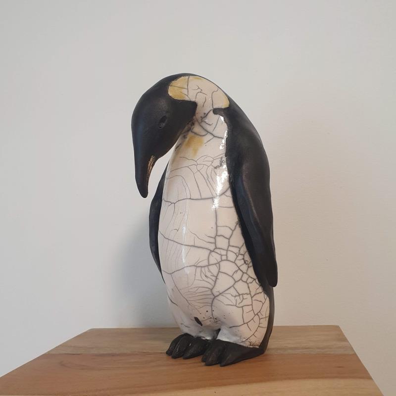 Escultura Terre Adélie C3 por Escoffier Odile | Escultura Figurativo Animales Raku