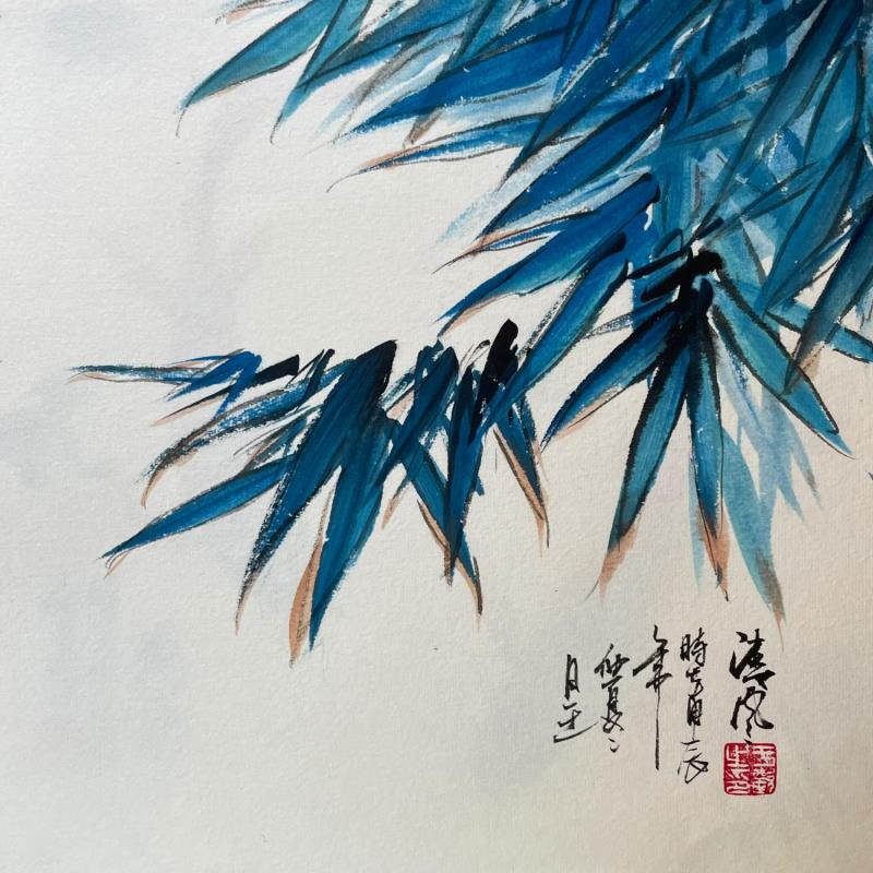 Peinture Night par Yu Huan Huan | Tableau Figuratif Nature Encre