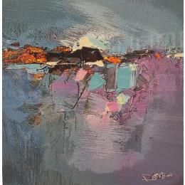 Pintura Abstract 36.20 por Castan Daniel | Pintura Figurativo Aceite Paisajes