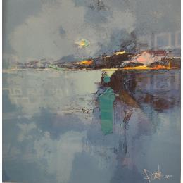 Pintura Abstract 36.29 por Castan Daniel | Pintura Figurativo Aceite Paisajes