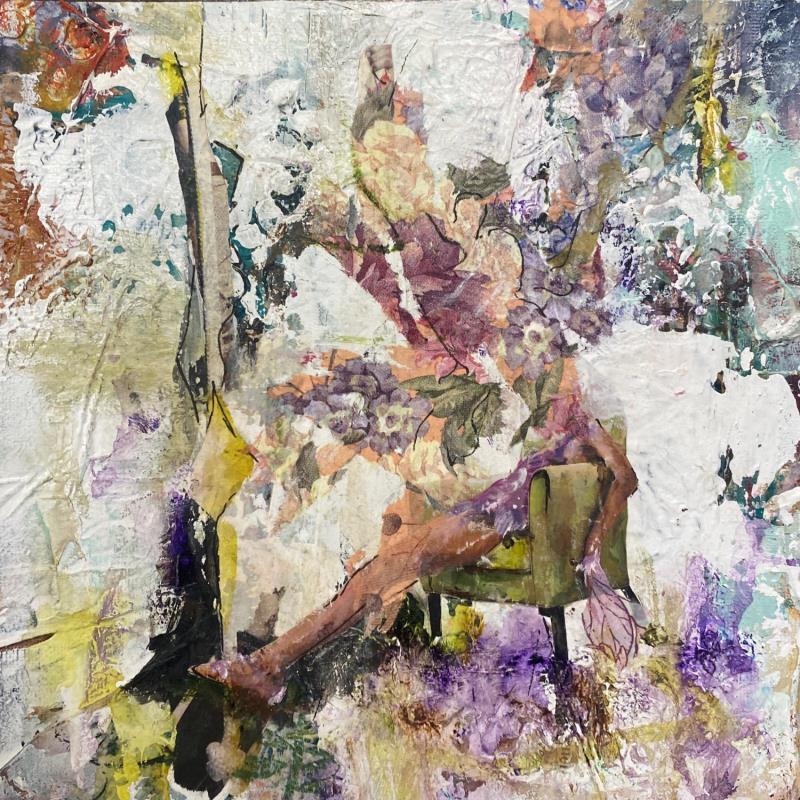 Painting Farniente by Bergeron Marie-Josée | Painting Surrealism Oil Acrylic Gluing