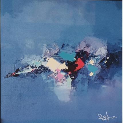 Pintura Blue dream por Castan Daniel | Pintura Abstracto Aceite, Plexiglás Minimalista