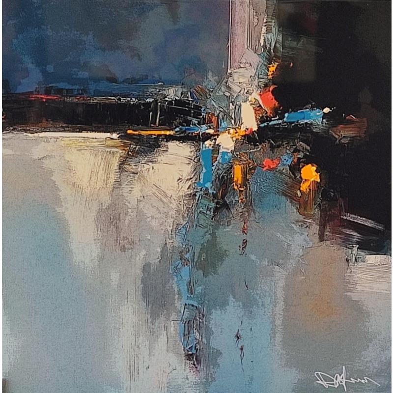 Pintura Abstraction marine 1 por Castan Daniel | Pintura Abstracto Minimalista Plexiglás Aceite