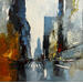 Peinture Chealsy par Castan Daniel | Tableau Figuratif Urbain Huile