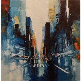 Pintura Chealsy por Castan Daniel | Pintura Figurativo Aceite Urbano