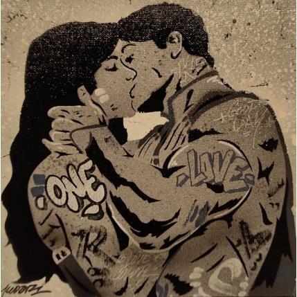 Painting Super Couple by Lemoine Mael | Painting Pop-art Acrylic, Graffiti Pop icons