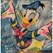 Painting Donald Duck by Lemoine Mael | Painting Pop-art Pop icons Graffiti Acrylic