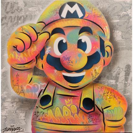 Peinture Sun Boy par Lemoine Mael | Tableau Pop-art Acrylique, Graffiti Icones Pop
