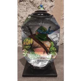 Sculpture Léonardo par Lemoine Mael | Sculpture Pop-art Acrylique, Graffiti Icones Pop