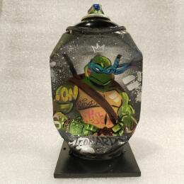 Skulptur Léonardo von Lemoine Mael | Skulptur Pop-Art Acryl, Graffiti Pop-Ikonen