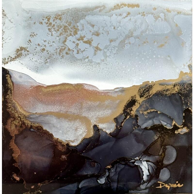 Peinture 2499 Poésie Minérale par Depaire Silvia | Tableau Abstrait Acrylique