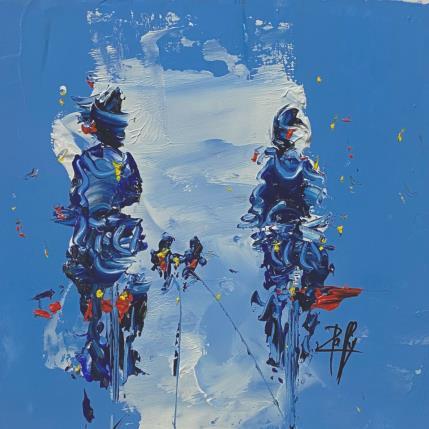 Gemälde En famille von Raffin Christian | Gemälde Figurativ Öl Alltagsszenen