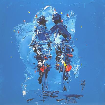 Gemälde Notre instant von Raffin Christian | Gemälde Figurativ Öl Alltagsszenen