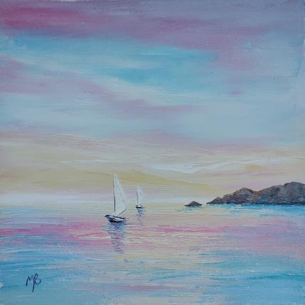 Peinture Rêves de large par Blandin Magali | Tableau Figuratif Huile Paysages