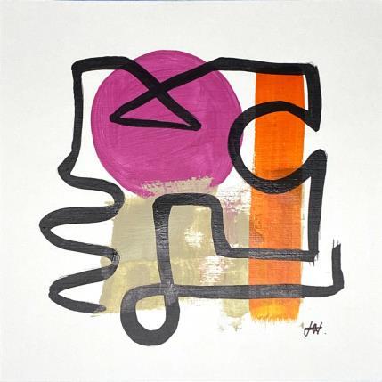 Painting Vitamin C by Elliot Clara | Painting Abstract Acrylic, Ink Pop icons