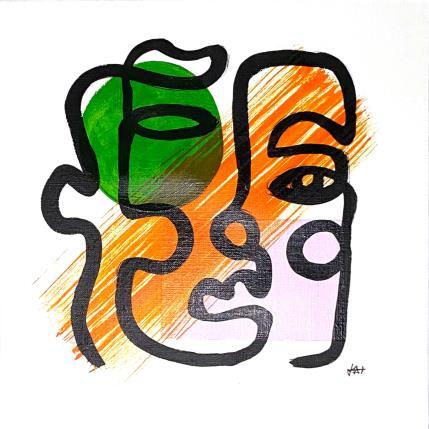 Painting Innocence lost by Elliot Clara | Painting Figurative Acrylic, Ink Portrait